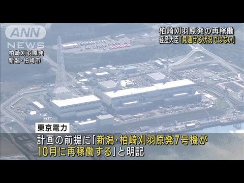 柏崎刈羽原発の再稼働　西村大臣「見通せる状況ではない」(2023年1月27日)