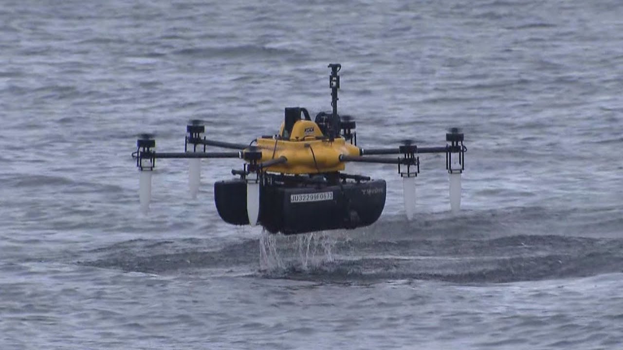 世界初!水空両用ドローン 1台で水中と空を撮影できるように 漁場やインフラ点検への活用に期待