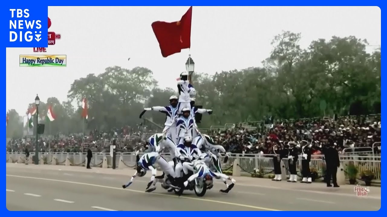 インド共和国記念日のパレードで驚異のパフォーマンス｜TBS&nbsp;NEWS&nbsp;DIG