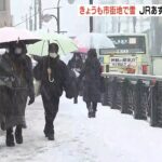 京都市では4日連続の雪　JR西は28日始発から京阪神の全域で運転見合わせの可能性も（2023年1月27日）