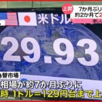 【円相場】約7か月ぶり一時1ドル＝129円台まで上昇　約2か月で20円以上円高…激しい動きに