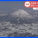 【速報】北海道・羊蹄山で雪崩　外国人8人のパーティーが巻き込まれる　女性1人が心肺停止｜TBS NEWS DIG