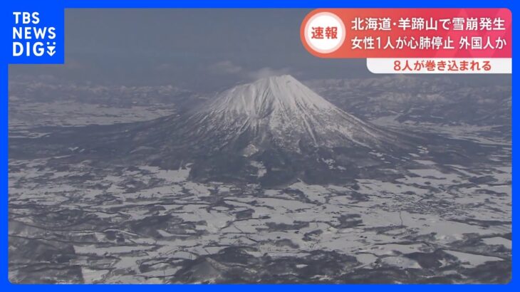 【速報】北海道・羊蹄山で雪崩　外国人8人のパーティーが巻き込まれる　女性1人が心肺停止｜TBS NEWS DIG