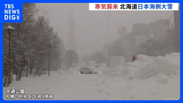 寒波襲来 北日本猛吹雪　JR北海道では間引き運転・99本の運休決定｜TBS NEWS DIG