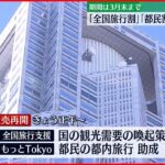 【再開】「全国旅行支援」「もっとTokyo」5日正午に販売再開　期間は3月末まで