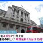 英中央銀行と欧州中央銀行　政策金利0.5%引き上げ｜TBS NEWS DIG