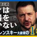 【ロシアのウクライナ侵攻から1年】ゼレンスキー大統領の1年間の発言や活動を振り返る【ニュースまとめ】ANN/ テレ朝