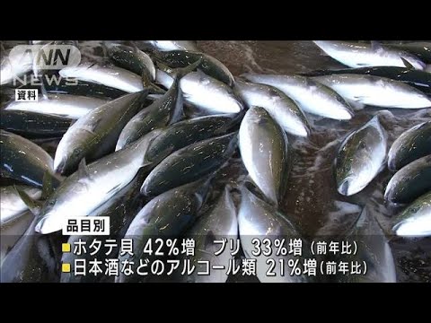 去年の農林水産物・食品の輸出額　過去最高の1兆4000億円超(2023年2月3日)