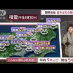 【全国の天気】今夜　雪エリアは関東から東北へ(2023年2月10日)