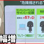 【サイバー犯罪】20年ぶりに増加 手口が巧妙化しテレワーク機器狙われ…