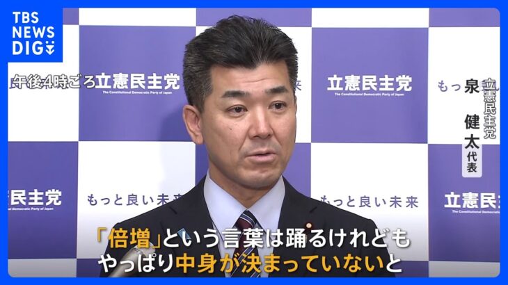 “過去最大”2023年度予算案が衆院通過　野党は「中身が決まっていない」と批判｜TBS NEWS DIG