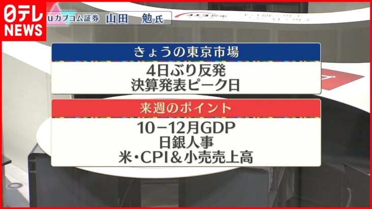 【2月10日の株式市場】株価見通しは？山田勉氏が解説