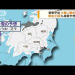 東京23区でも積雪予想　関東甲信は警報級大雪の恐れ(2023年2月10日)