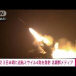23日未明に巡航ミサイル発射　北朝鮮メディア(2023年2月24日)