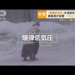 「爆弾低気圧」で暴風雪が直撃　北海道民も驚き…関東で強風　高速道路に“砂ぼこり”(2023年2月3日)