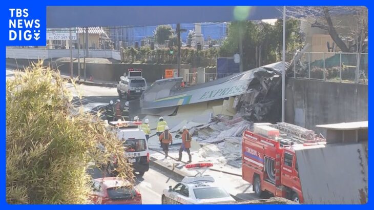 事故後激しく炎上　群馬・高崎市でトラックと乗用車の事故　トラック炎上　40代の男性トラック運転手死亡｜TBS NEWS DIG