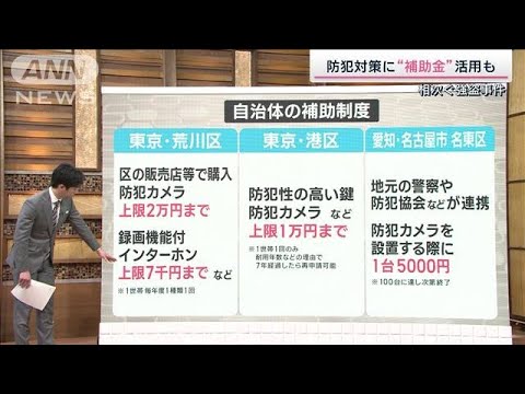 自治体の補助金も…個人の防犯対策強化どうする？(2023年2月4日)