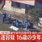 【速報】通学途中の高校生切りつけ 殺人未遂容疑で16歳の少年を逮捕　神奈川・川崎市