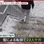 【降雪】予想より早い降雪…関東混乱　「きょうしかない…」外出強行でJAF要請