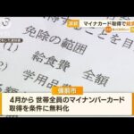 マイナカード取得で“給食タダ”…市民団体「教育の機会均等に反する」　岡山・備前市(2023年2月16日)