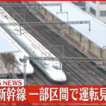 【速報】東海道新幹線で“異常”表示 上り・新大阪─東京、下り・東京─三島で運転見合わせ