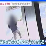 川口郵便局強盗　現場近くの防犯カメラに“走る男” 容疑者は今も逃走中【news23】｜TBS NEWS DIG