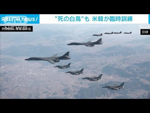 “死の白鳥”も参加　北朝鮮ミサイル受け米韓が臨時訓練(2023年2月19日)