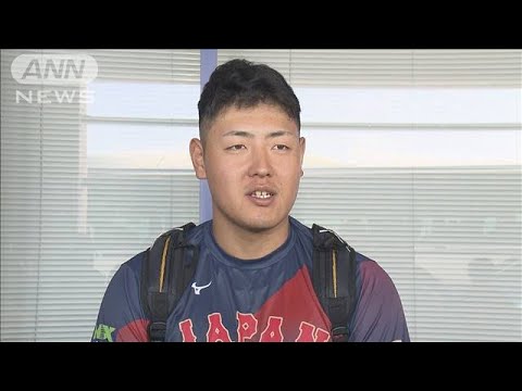 「（外野からの送球は）思ったよりいい球がいってました（笑）」岡本和真(2023年2月22日)