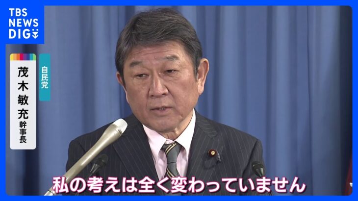 児童手当所得制限撤廃「私の考え全く変わっていない」 自民・茂木幹事長｜TBS NEWS DIG