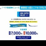 ANA・JALが期間限定格安チケット　国内全路線、1万円以下(2023年2月27日)