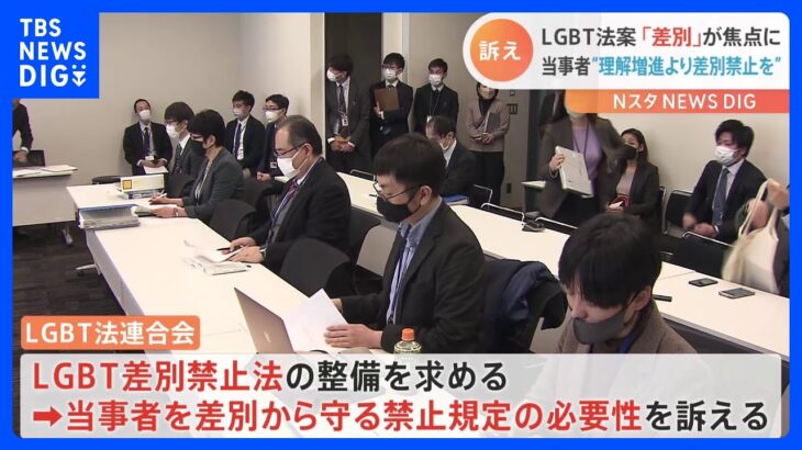 「差別を禁止してほしい」LGBT当事者が公明党に“差別禁止”法の整備訴え　自民党内の議論の“落しどころ”は｜TBS NEWS DIG