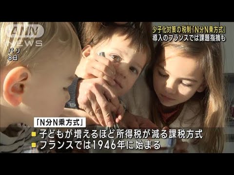 少子化対策で注目の「N分N乗」　先行するフランスでの評価は(2023年2月9日)