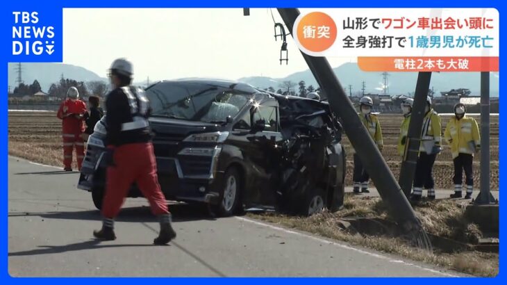 出会い頭にワゴン車同士が衝突…1歳男児が死亡　現場には一時停止の標識あり｜TBS NEWS DIG