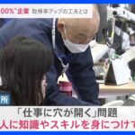 男性育休“100％”企業  取得率アップの工夫とは  政府のこども政策「たたき台」発表へ【news23】｜TBS NEWS DIG