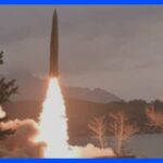 “きのう 地対地戦術弾道ミサイル2発を発射”北朝鮮国営メディア｜TBS NEWS DIG