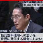 【広島サミットまで2か月】岸田首相「核兵器不使用への思い世界に発信」　意気込み語る