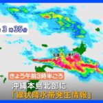 沖縄で「線上降水帯」発生　2021年以来2回目　名護や東村では1時間雨量が3月観測史上最大に｜TBS NEWS DIG
