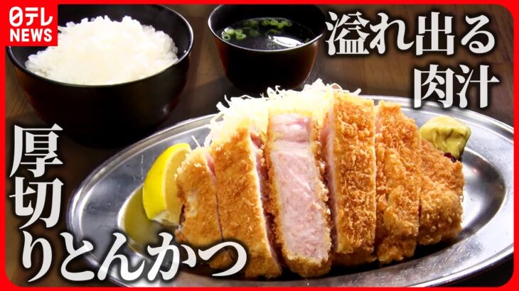 【とんかつ大特集】極厚レアカツ250グラム/職人が守る四角いヒレカツ定食/箸で切れるトロトロとんかつ　など