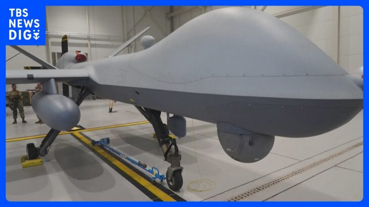 黒海上空でロシア軍機「スホイ27」がアメリカの無人偵察機「MQ-9」に衝突　無人機は墜落｜TBS NEWS DIG