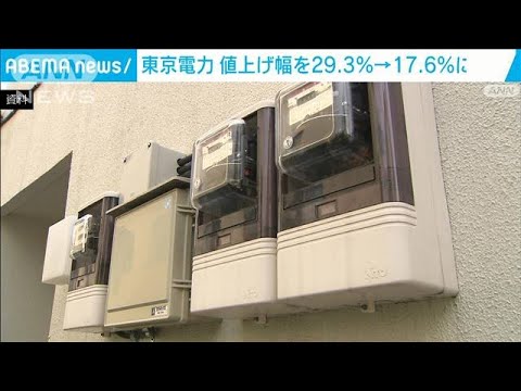 【速報】東京電力が値上げ幅“圧縮”29.3％→17.6％に　最新の「燃料価格」で再算定(2023年3月30日)