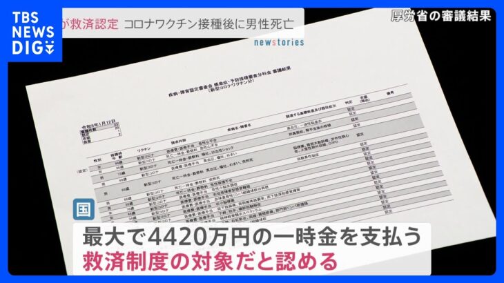 新型コロナワクチン接種3日後に死亡… 須田正太郎さん(36)を国が救済制度の対象と認定　宮城｜TBS NEWS DIG