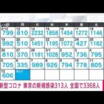 【速報】新型コロナ新規感染者　東京313人　全国3368人　厚労省(2023年3月13日)