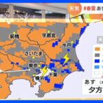 【3月2日 関東の天気】＃春雷 あす午後 急な雷雨｜TBS NEWS DIG