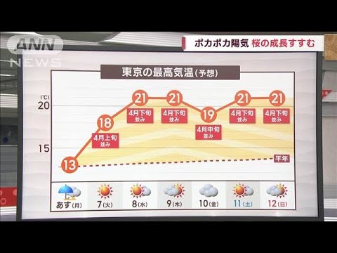 【関東の天気】あす傘出番→4月並みポカポカ陽気に(2023年3月5日)