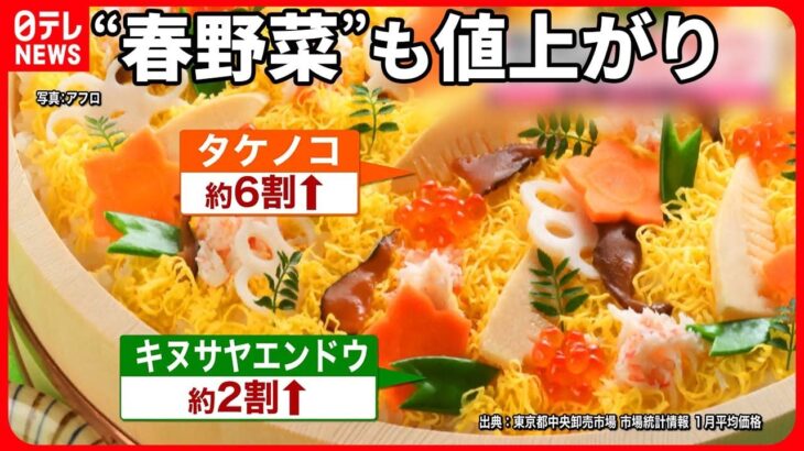 【“春野菜”も値上がり】タケノコやエンドウ豆など続々 鹿児島産スナップエンドウは出荷できず…