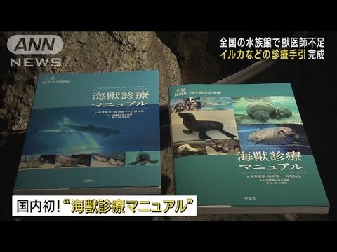 国内初!イルカなどに特化した「海獣診療マニュアル」完成　背景に専門医師不足(2023年3月4日)