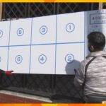 大阪市内では２８０８か所　来月の統一地方選挙に向け、候補者のポスター貼る掲示板の設置開始