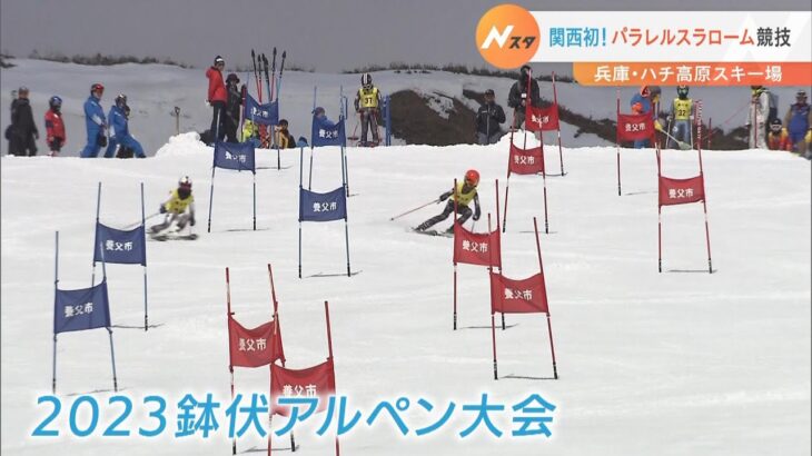 関西初！ハチ高原スキー場で「パラレルスラローム」　小学生含む約７０人が参加（2023年3月5日）