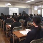試験中の「マスクの着用」は強制せず　大阪府立高校で一般入試　約２万人が受験（2023年3月10日）