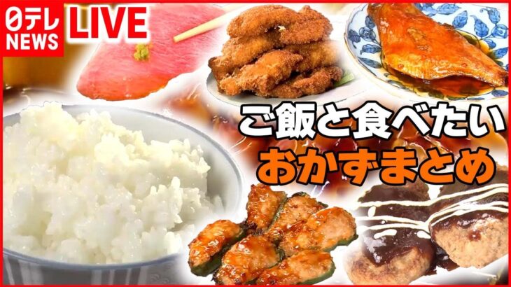 【ご飯がすすむ！おかずまとめ】 ご飯とかきこみたいぶつ切りゴマ漬け/ご飯がすすむサクサクから揚げ /特製デミソースのふわふわ煮込みハンバーグ　など（日テレNEWS LIVE）